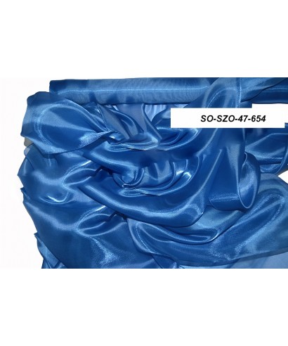 saténová organza 47 cm parížska modrá