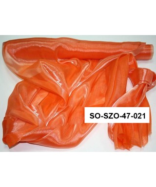 saténová organza 47 cm oranžová